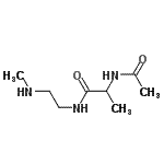 CAS 登录号：137938-00-2， N<sup>2</sup>-乙酰基-N-[2-(甲基氨基)乙基]丙氨酰胺