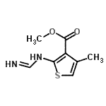 CAS#: 138041-05-1， Methyl 2-(carbonoimidoylamino)-4-methyl-3-thiophenecarboxylate