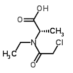 CAS#: 138062-75-6， N-(Chloroacetyl)-N-Ethyl-L-Alanine