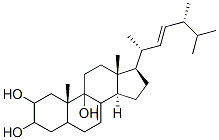 CAS 登录号：138329-21-2， (10S,13R,14R,17R)-17-[(E,2R,5R)-5,6-二甲基庚-3-烯-2-基]-10,13-二甲基-1,2,3,4,5,6,11,12,14,15,16,17-十二氢环戊烯并[a]菲-2,3,9-三醇