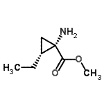 CAS#: 138457-97-3， Methyl (1S,2R)-1-Amino-2-Ethylcyclopropanecarboxylate
