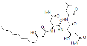 CAS#: 138682-08-3， (2S,3R)-2-[[(2S)-4-Amino-2-[[(3R)-3-Hydroxydodecanoyl]Amino]-4-Oxobutanoyl]Amino]-3-Hydroxy-N-(4-Methyl-1-Oxopentan-2-Yl)Pentanediamide