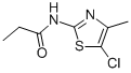 CAS#: 13915-79-2， 5-Chloro-4-Methyl-2-Propionamidothiazole