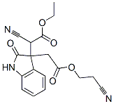 CAS#: 14003-17-9， Ethyl 2-Cyano-2-[3-(Cyano-Ethoxycarbonyl-Methyl)-2-Oxo-1H-Indol-3-Yl]Acetate