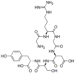 CAS#: 140457-22-3， (3S)-3-[[2-[[(2S)-2-[(2-Aminoacetyl)Amino]-5-(Diaminomethylideneamino)Pentanoyl]Amino]Acetyl]Amino]-4-[[(2S)-3-Hydroxy-1-[[(2S)-1-Hydroxy-3-(4-Hydroxyphenyl)-1-Oxopropan-2-Yl]Amino]-1-Oxopropan-2-Yl]Amino]-4-Oxobutanoic Acid