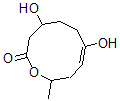 CAS#: 140460-53-3， (7E)-4,7-Dihydroxy-10-Methyl-3,4,5,6,9,10-Hexahydrooxecin-2-One