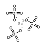结构式 CAS# 14066-05-8, 钪三高氯酸盐