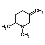 CAS#: 142209-32-3， 1,2-Dimethyl-5-Methylenepiperidine