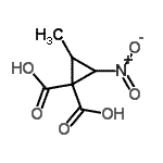 CAS#: 14232-86-1， 2-Methyl-3-Nitro-1,1-Cyclopropanedicarboxylic Acid