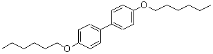 结构式 CAS# 142450-58-6, 4,4'-二(己氧基)联苯