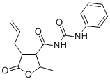 CAS#: 14305-86-3， alpha-Allyl-alpha-Allophanyl-gamma-Butyrolactone