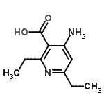 CAS#: 144291-53-2， 4-Amino-2,6-Diethylnicotinic Acid