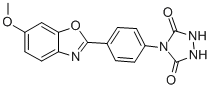CAS#: 144397-34-2， 4-[4-(6-Methoxy-2-Benzoxazolyl)Phenyl]-1,2,4-Triazolidine-3,5-Dione