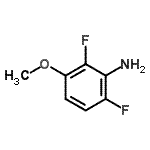 结构式 CAS# 144851-62-7, 2,6-二氟-3-甲氧基苯胺