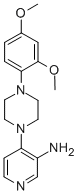 CAS#: 14549-67-8， 1-(3-Amino-4-Pyridyl)-4-(2,4-Dimethoxyphenyl)Piperazine