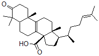 CAS#: 145525-33-3， (10S,13R,14S,17R)-4,4,10,13-Tetramethyl-17-[(2R)-6-Methylhept-5-En-2-Yl]-3-Oxo-1,2,5,6,7,11,12,15,16,17-Decahydrocyclopenta[a]Phenanthrene-14-Carboxylic Acid
