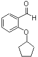 结构式 CAS# 145742-38-7, 2-(环戊基氧基)苯甲醛