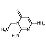 CAS 登录号：145864-34-2， 2,6-二氨基-3-乙基-4(3H)-嘧啶硫酮