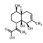 CAS#: 145941-07-7， 2-[(1S,4R,4aS,8R,8aR)-8,8A-Dihydroxy-4,7-Dimethyl-1,2,3,4,4A,5,8,8A-Octahydro-1-Naphthalenyl]Acrylic Acid