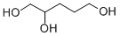structure of CAS# 14697-46-2, 1,2,5-Pentanetriol;Nsc44963;1,4,5-Pentanetriol;1,2,5-Pentanetriol