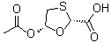 CAS#: 147027-05-2， (2R,5S)-5-Acetoxy-1,3-Oxathiolane-2-Carboxylic Acid