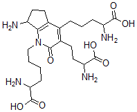 CAS#: 147044-49-3， 2-Amino-6-[7-Amino-3-(3-Amino-4-Hydroxy-4-Oxobutyl)-4-(4-Amino-5-Hydroxy-5-Oxopentyl)-2-Oxo-6,7-Dihydro-5H-Cyclopenta[b]Pyridin-1-Yl]Hexanoic Acid
