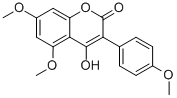 CAS#: 14736-59-5， 4-Hydroxy-5,7-Dimethoxy-3-(4-Methoxyphenyl)-2H-1-Benzopyran-2-One