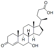 CAS#: 14772-95-3， 3-Oxo-7-Hydroxychol-4-Enoic Acid