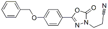 CAS#: 147807-20-3， 3-[2-Oxo-5-[4-(Phenylmethoxy)Phenyl]-1,3,4-Oxadiazol-3-Yl]Propanenitrile