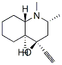 CAS 登录号：14788-65-9， (2R,4R,4As,8As)-rel-4-乙炔基十氢-1,2-二甲基-4-喹啉醇