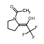 CAS 登录号：148183-85-1， 1-[(2Z)-2-(2,2,2-三氟-1-羟基乙亚基)-1-吡咯烷基]乙酮