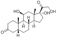 CAS#: 1482-50-4， 11-beta,17-alpha,21-Trihydroxy-5-beta-Pregnane-3,20-Dione