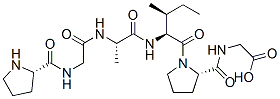CAS 登录号：148337-06-8， 2-[[(2S)-1-[(2S,3S)-3-甲基-2-[[(2S)-2-[[2-[[(2S)-吡咯烷-2-羰基]氨基]乙酰基]氨基]丙酰]氨基]戊酰]吡咯烷-2-羰基]氨基]乙酸