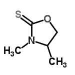 CAS 登录号：148453-64-9， 3,4-二甲基-1,3-恶唑烷-2-硫酮