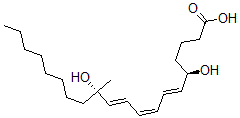CAS#: 148504-32-9， (5R,6E,8Z,10E,12R)-5,12-Dihydroxy-12-Methylicosa-6,8,10-Trienoic Acid