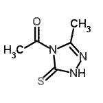 CAS#: 149747-26-2， 1-(3-Methyl-5-Thioxo-1,5-Dihydro-4H-1,2,4-Triazol-4-Yl)Ethanone