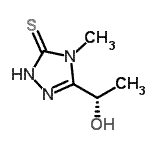 CAS 登录号：149762-20-9， 5-[(1S)-1-羟基乙基]-4-甲基-2,4-二氢-3H-1,2,4-三唑-3-硫酮