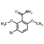CAS#: 150351-43-2， 3-Bromo-2,6-Dimethoxybenzamide
