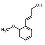 CAS 登录号：1504-61-6， (2E)-3-(2-甲氧基苯基)-2-丙烯-1-醇