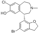 CAS#: 150490-85-0， (1S)-1-(5-Bromo-2,3-Dihydro-1-Benzofuran-7-Yl)-7-Chloro-3-Methyl-1,2,4,5-Tetrahydro-3-Benzazepin-8-Ol