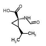 CAS#: 150646-40-5， (1S,2R)-1-Formamido-2-Isopropylcyclopropanecarboxylic Acid