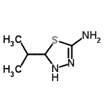 CAS#: 150744-05-1， 5-Isopropyl-4,5-Dihydro-1,3,4-Thiadiazol-2-Amine