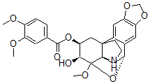 CAS#: 152013-83-7， (6beta,7beta,8beta,10beta)-8,10-Epoxy-8-Methoxy-2,3-(Methylenebis(Oxy))-Hasubanan-6,7-Diol 6-(3,4-Dimethoxybenzoate)