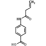 CAS 登录号：152128-32-0， 4-(3-丁烯酰氨基)苯甲酸