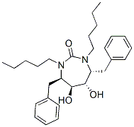 CAS#: 153181-48-7， (4R,5S,6S,7R)-5,6-Dihydroxy-1,3-Dipentyl-4,7-Bis(Phenylmethyl)-1,3-Diazepan-2-One