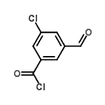 CAS 登录号：153203-60-2， 3-氯-5-甲酰基苯甲酰氯