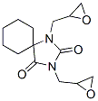 CAS 登录号：15336-84-2， 1,3-二(环氧乙烷基甲基)-1,3-二氮杂螺[4.5]癸烷-2,4-二酮
