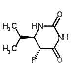 CAS 登录号：154121-09-2， (5R,6R)-5-氟-6-异丙基二氢-2,4(1H,3H)-嘧啶二酮