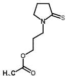 CAS#: 155106-23-3， 3-(2-Thioxo-1-Pyrrolidinyl)Propyl Acetate