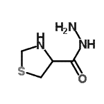 CAS 登录号：155264-41-8， 1,3-噻唑烷-4-甲酰肼